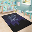 Cool Pisces Constellation Pattern Background Print Area Rug