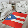 Cool Puerto Rican Flag Pattern Background Print Area Rug