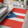 Cool Puerto Rican Flag Pattern Background Print Area Rug