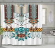 Native American Feather Tribal Shower Curtain Bathroom Curtain Home Decor