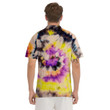 Spiral Hippie Tie Dye Men's Polo Shirts Gift For Men