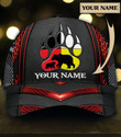 Native Black And Red Custom Name 3D Printed Classic Baseball Cap