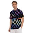 Galaxy Space Triangle Men's Printed Polo Shirts Gift For Men