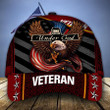Veteran Eagle One Nation Under God Design Classic Baseball Cap
