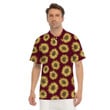 Sunflower Brown Mens Polo Shirts Gift For Men