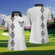 Golf Is My New Religion Golf Short Sleeve Women Polo Shirt Zebra Argyle Golf Shirt