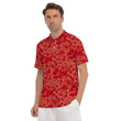 Red Oriental Chinese Dragon Men's Polo Shirts Gift For Men