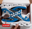 Detroit Lions White Max Soul Shoes Yezy Running Sneakers