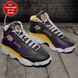 Los Angeles Lakers Personalized Air Jordan 13 Custom Shoes