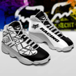 Fox Racing Black White Air Jordan 13 Shoes Sport Sneakers
