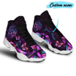 Skull And Butterfly Sneakers Hippie Air Jordan 13 Shoes