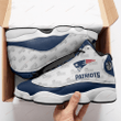 New England Patriots Air Jordan 13 Sneakers Sport Shoes For Fan Sneakers