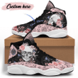 Skull And Flower Air Jordan 13 Sneakers Shoes For Men And Women Air JD13 Shoes