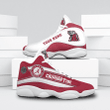 Custom Name Shoes Alabama Crimson Football Air Jordan 13 Shoes