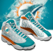 Miami Dolphins Air Jordan 13 Shoes Sport Shoes For Fan Sneakers for Fan sport Like Sneakers