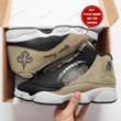 New Orleans Saints Football Personalized Air Jordan 13 Shoes