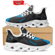 Carolina Panthers Custom Name Max Soul Shoes Yezy Running Sneakers