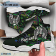 Custom Name Skeleton Weed Jordan 13 Shoes