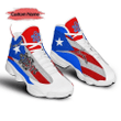 Puerto Rico Air Jordan 13 Shoes Fashion Light blue shoes Custom Name