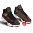 Cleveland Browns Air Jordan 13 Shoes Custom Name Personalized Shoes