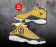 Personalized Shoes San Diego Padres Custom Name Air Jordan 13 Shoes