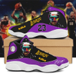 Lebron James Los Angeles Lakers Black Air Jordan 13 Shoes