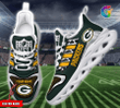 Green Bay Packers Custom Name Max Soul Shoes Yezy Running Sneakers