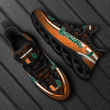 Miami Hurricanes Custom Max Soul Shoes Yezy Running Sneakers
