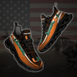 Miami Hurricanes Custom Max Soul Shoes Yezy Running Sneakers