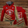 San Francisco 49ers Quest For Six Super Bowl LVII NFL Pullover 3D Hoodie