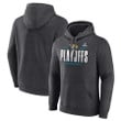 Jacksonville Jaguars 2022 Playoffs Our Time Charcoal Pullover 2D Hoodie
