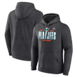 Miami Dolphins 2022 Playoffs Our Time Charcoal Pullover 2D Hoodie