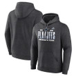 Dallas Cowboys 2022 Playoffs Our Time Charcoal Pullover 2D Hoodie