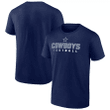Dallas Cowboys Short Sleeve Navy T-shirt