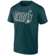 Philadelphia Eagles 2022 East Division Champions Divide & Conquer Short Sleeve Forest Green T-shirt