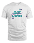 Super Bowl LVII 2023 Logo White T-Shirt