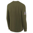 Los Angeles Chargers 2022 Salute To Service Long Sleeve Forest Green T-Shirt