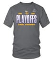 Playoffs Our Time Minnesota Vikings Charcoal Unisex T-Shirt