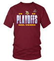 Playoffs Our Time Minnesota Maroon Unisex T-Shirt
