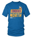 Minnesota Vikings Nfc Conquered North Champions Shirt 2022 Royal Blue Unisex T-Shirt