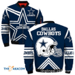Dallas American Football Team 3D Printed Unisex Bomber Jacket