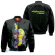 Cyberpunk Edgerunners David Martinez Custom Anime Bomber Jacket Outerwear Christmas Gift