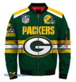 Green Bay American Football Team Packers Aaron Rodgers Helmet 3D Printed Unisex Bomber Jacket