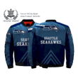 Seattle Seahawks 3D Printed Unisex Bomber Jacket