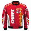 Kansas City Chiefs 3D Printed Unisex Bomber Jacket