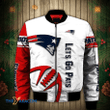 New England Pat American Football Team Patriots Lets Go Pats 3D Printed Unisex Bomber Jacket
