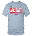 Buffalo Bills 2022 Afc East Division Champions Blocked Favorite Light Blue T Shirt