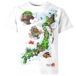 Wonderland Map Studio Ghibli 3D T-shirt For Men And Women