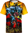 Venom vs Spider Man 3D T-shirt Gift For Fans