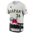 Japan Masataka #34 Champions Never Rest World Baseball Classic 3D T-Shirt